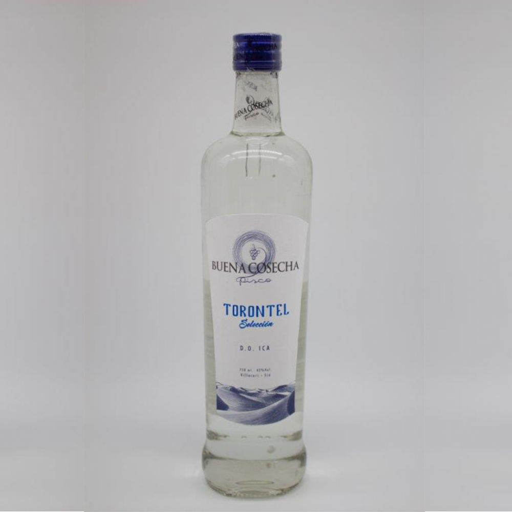 BUENA COSECHA PISCO PURO TORONTEL SELECCION