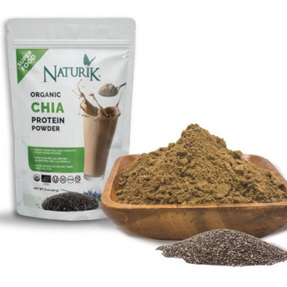 Organic Chia Protein Instant Powder Organic & Conventional (Protein: 30% – Omega-3: 5% – Fiber: 43%)