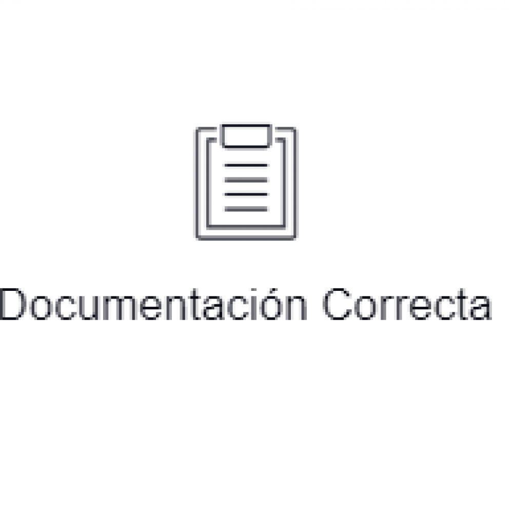 Documentación correcta- sector confección
