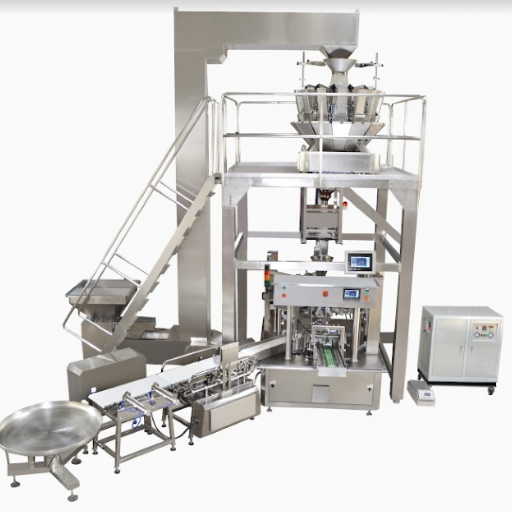 linea ENVASADORA ROTATIVA bolsas preformadas