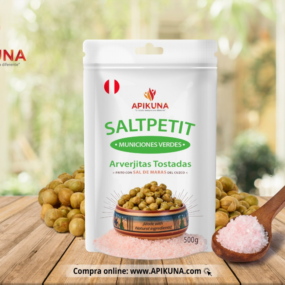 SALPETIT SALADAS MARAS SNACKs municiones verdes APIKUNA