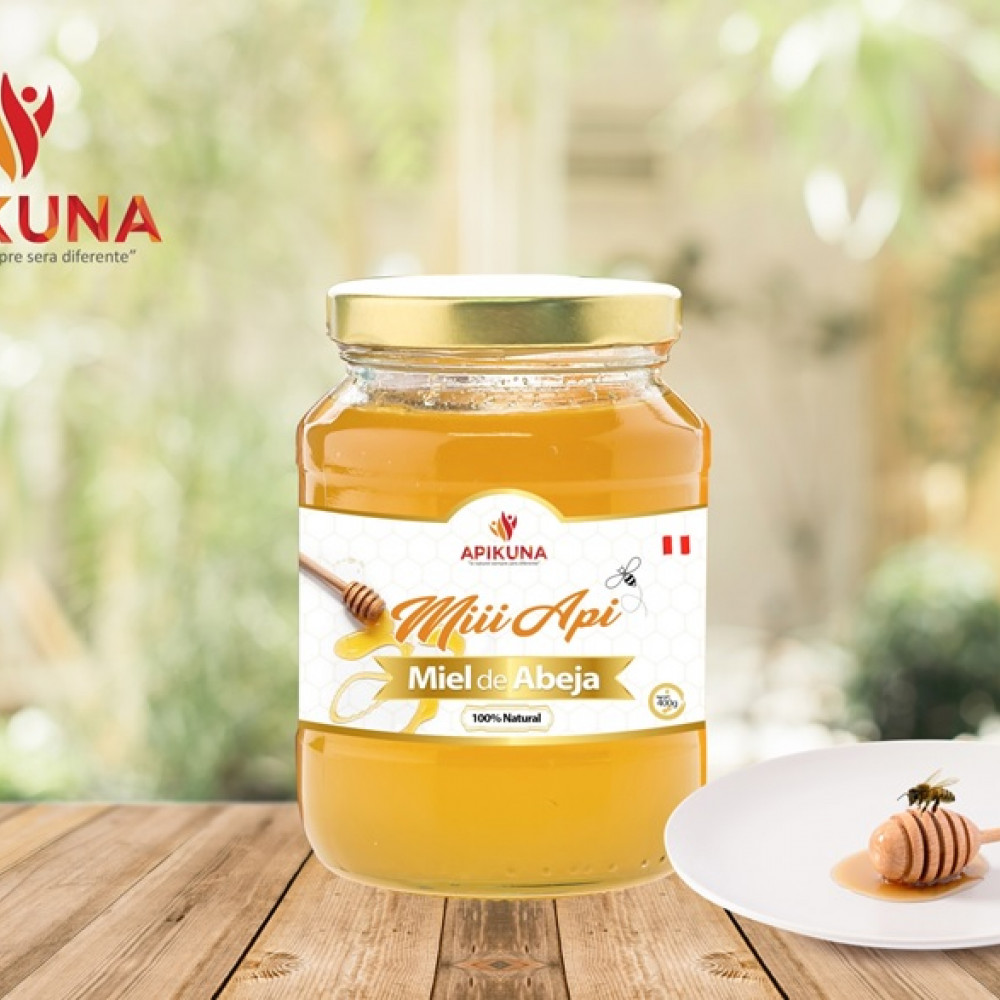 MIEL DE ABEJAS  NATURAL Y SABROSA APIKUNA