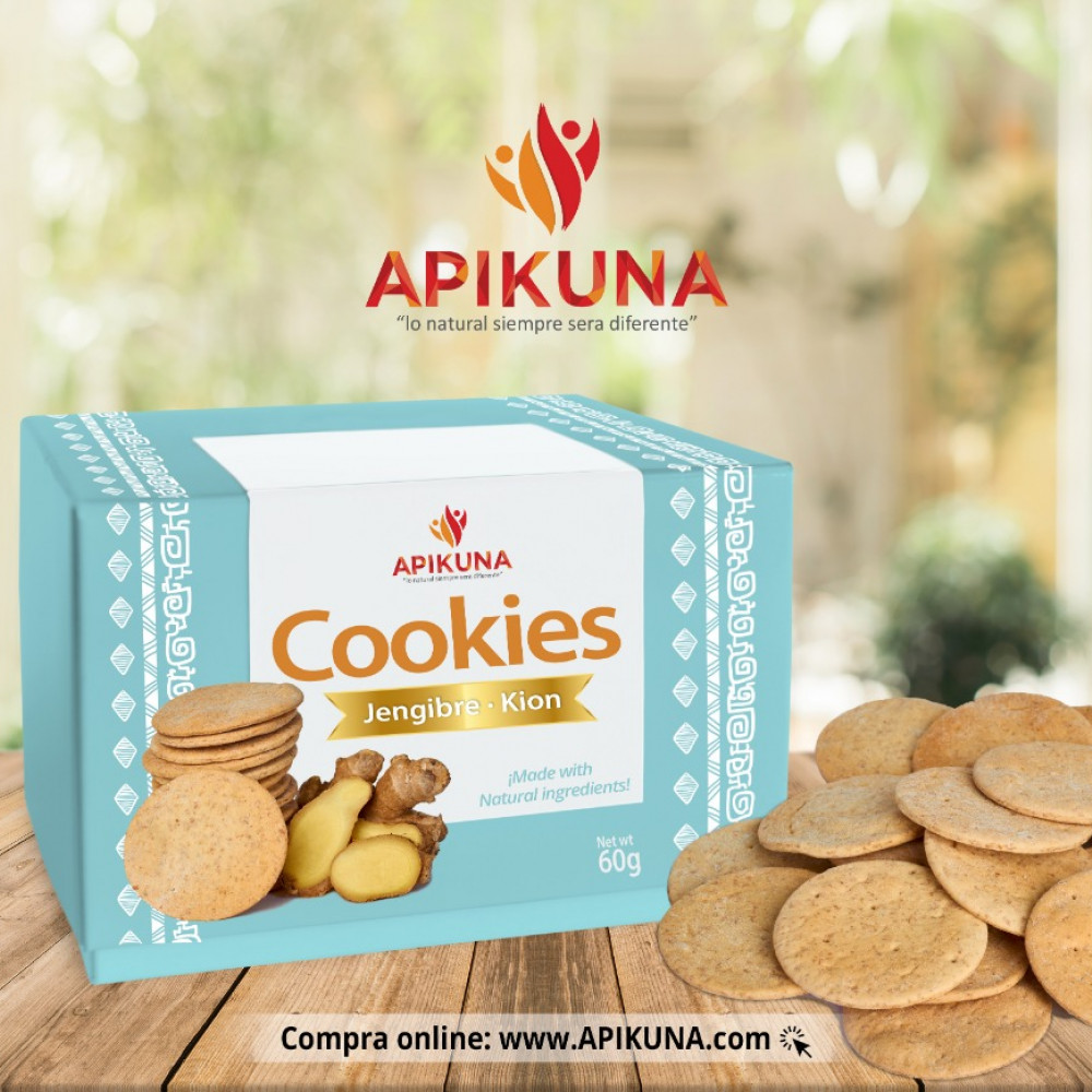 GALLETAS DE JENJIBRE KION SIN  AZUCAR APIKUNA
