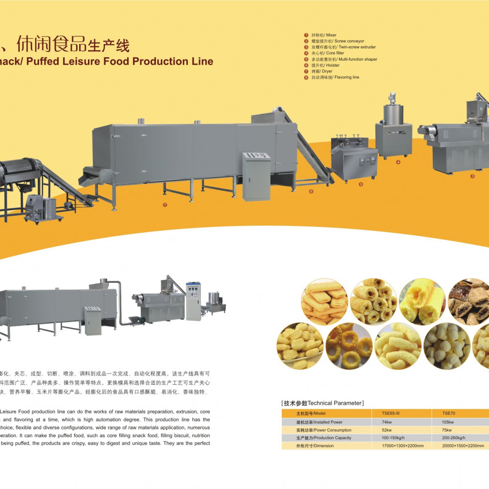 extruidos - linea completa