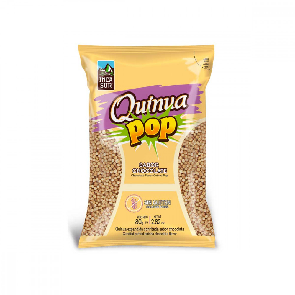 vendemos QUINUA POPEADA SABOR CHOCOLATE. INCASUR INDUSTRIAS