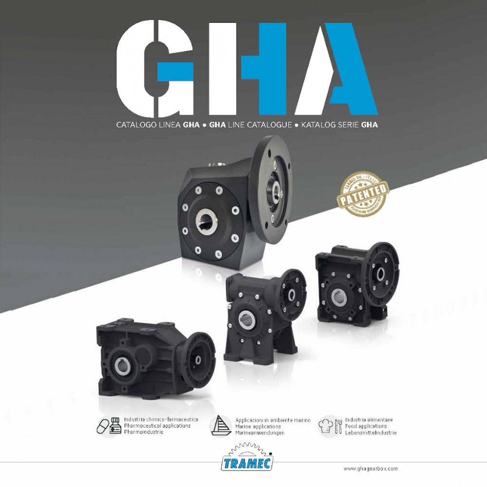 REDUCTORES Y MOTORES ANTIBACTERIANOS CON tratamiento GHA PARA LA INDUSTRIA ALIMENTARIA